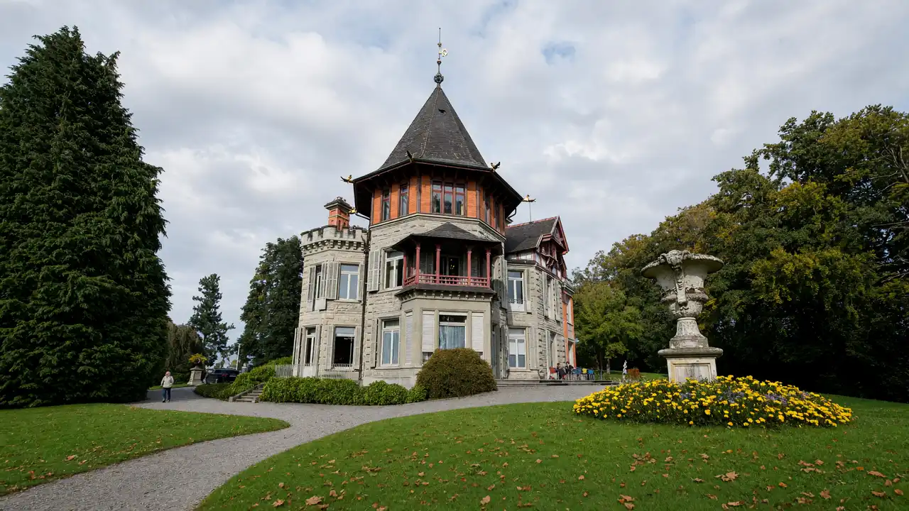 KI-Illustration des Dreilindenparks in Luzern